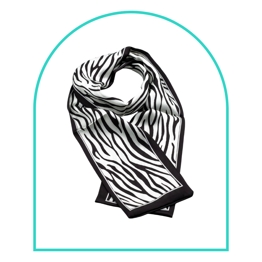 Bag scarf | Zebra